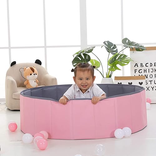 Miniatura 5 de LimitlessFunN Kids - Alberca de pelotas plegable, de doble capa de tela Oxford, piscina de pelotas con bolsa de almacenamiento (pelotas no