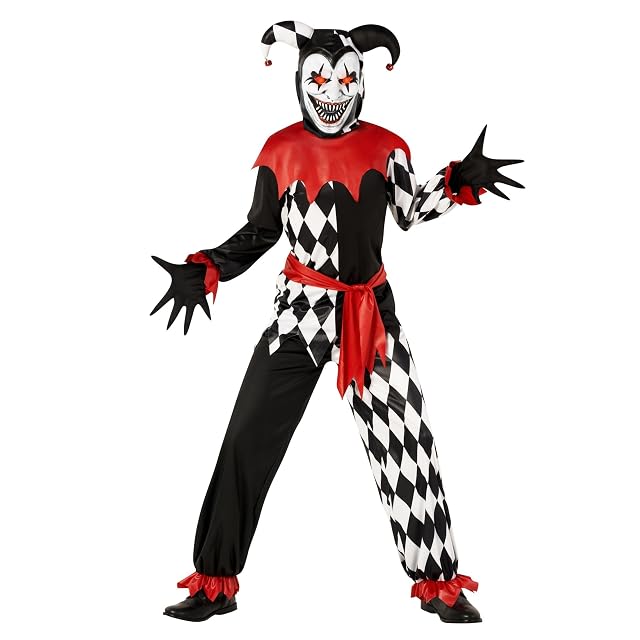 Foto 5 de 6 de Morph Disfraz Bufon Niño, Disfraz Arlequin Halloween Niño, M