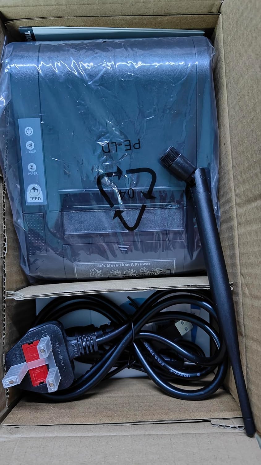 NETUM Imprimante POS WiFi avec Massicot Automatique, Imprimante Thermique 80mm, Ports USB WiFi Compatible Tiroir-Caisse, ESC/POS, Modèle NT-806