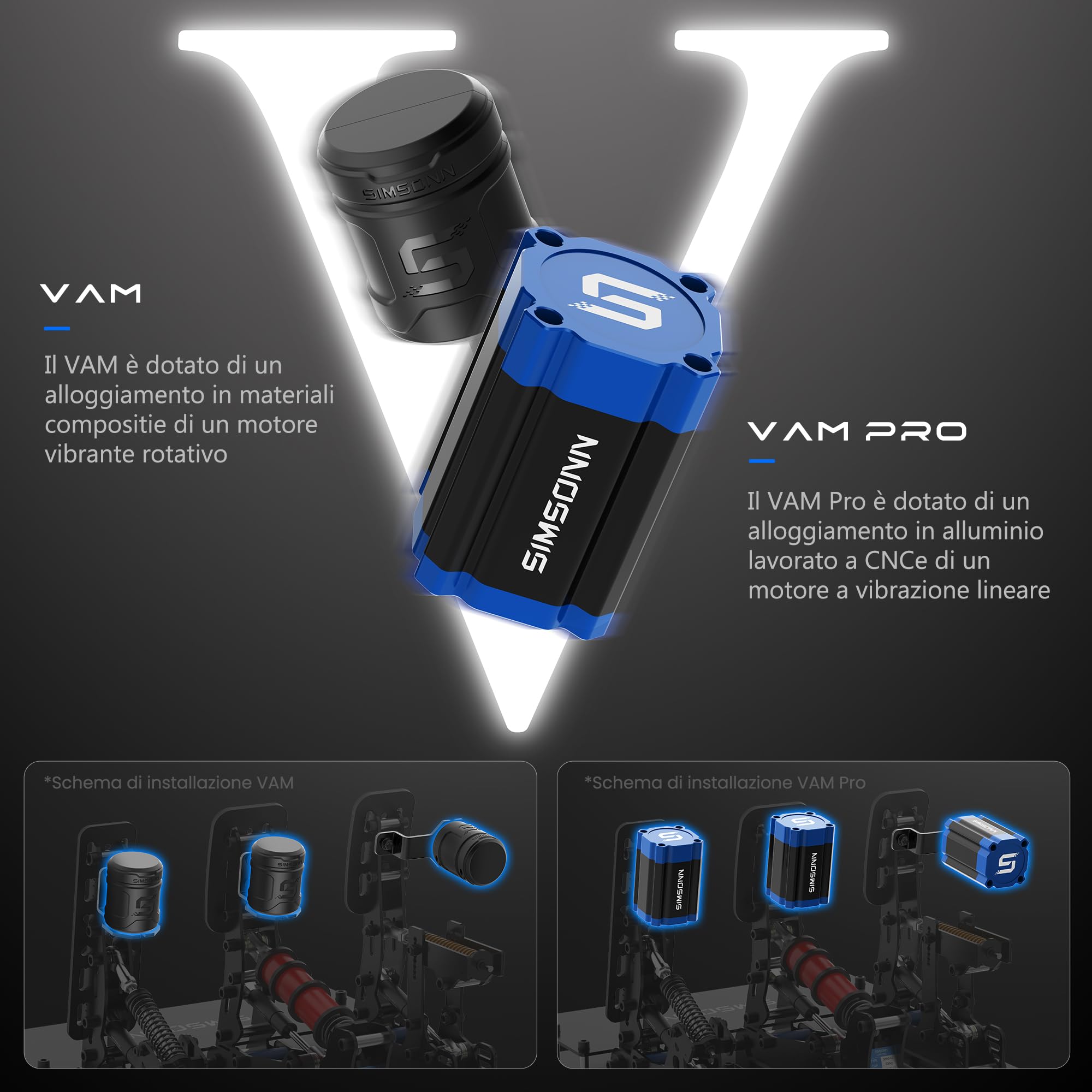 SIMSONN Plus X Sim Racing Pedals Pedales de simulación de carreras celda de carga PC HE Pedal hidráulicos negro (PLUS X BLACK P3-H3-Plate)