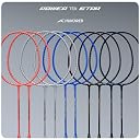 Hundred Powertek Star (2 Strung Rackets with 1 Full Cover) with 2pc Nylon Shuttlecocks (Peach) gallery image
