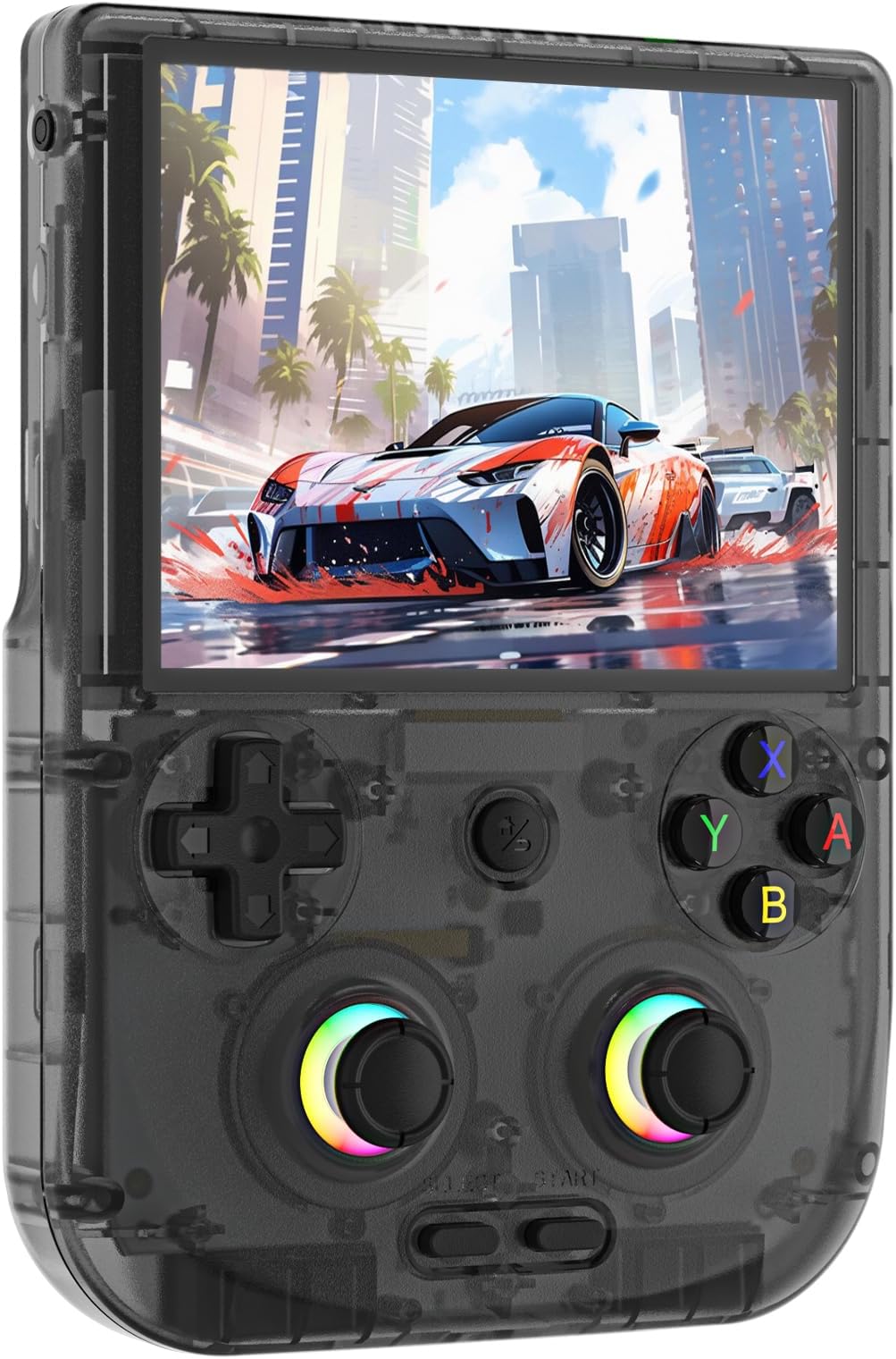 RG406V Handheld Game Console RG 406V 4-inch IPS Multi-touch Screen No Card Retro Game Console Android 13 Retro Emulator RG406V 5500mAh Battery 1080p DP Output WIFI Bluetooth Black