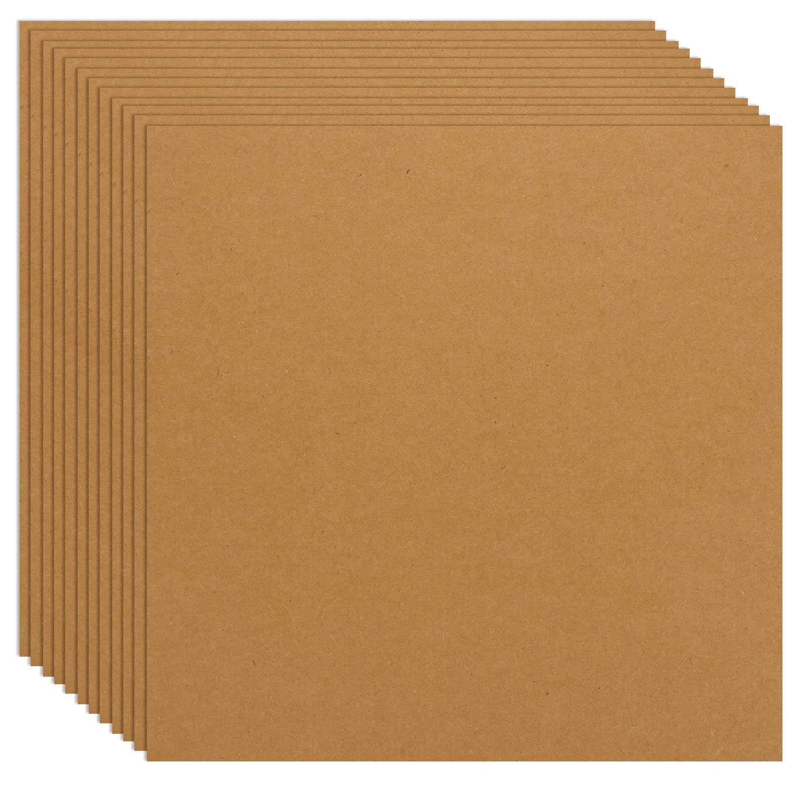 200 Sheets Brown Cardstock 12x12 Heavyweight Kraft Cardstock 250gsm Brown Card Stock Paper Brown Kraft Card Stock for DIY Crafts Cards Making,