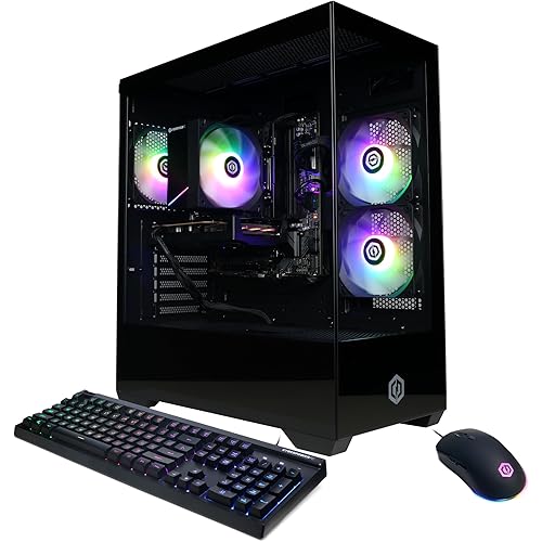 CyberPowerPC Gamer Xtreme Gaming PC, Intel Core i5-14400F 2.5GHz, GeForce RTX 5060 8GB, 16GB DDR5, 1TB PCIe 4.0 SSD, WiFi Ready & Windows 11 Home (GXiVR8060A47)