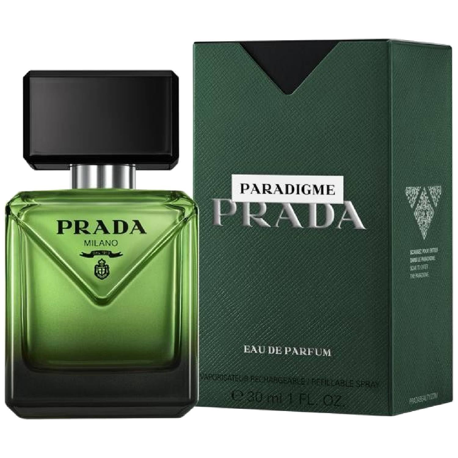 Prada Paradigme Eau de Parfum Refillable Uomo, 30 ml