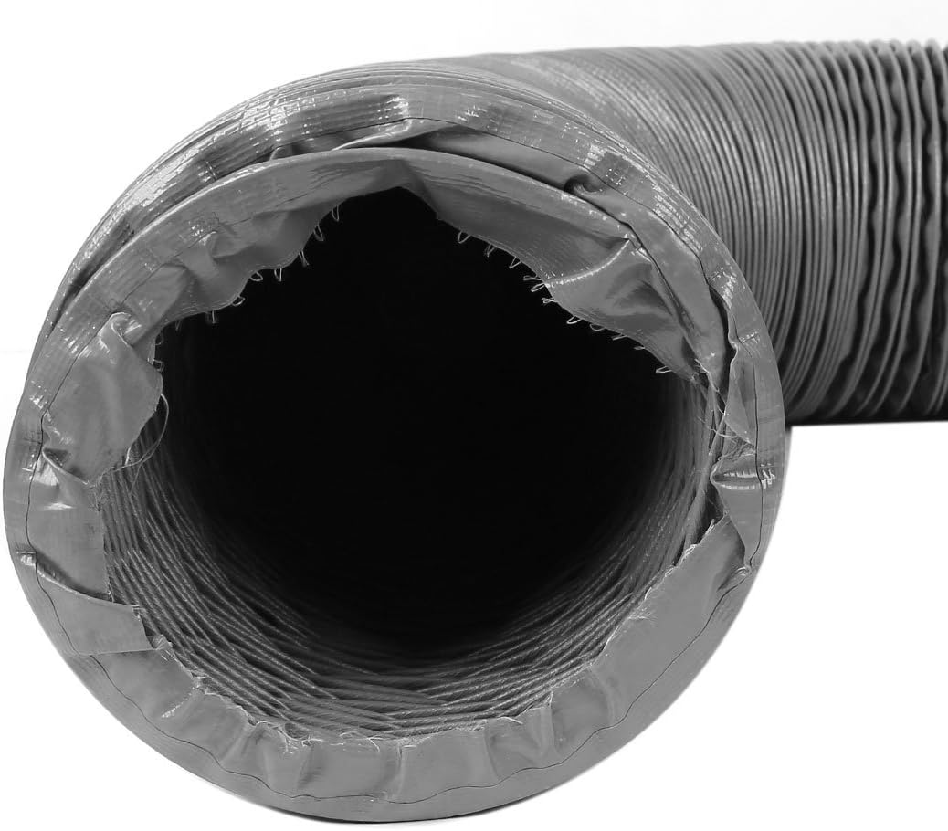XYZOOM Nylon Fabric Air Ventilation Pipe Ducting Exhaust Hose, 9 m x 150 mm(1497a 04353 9cc3e ba1a7 a8ac5 e74bc