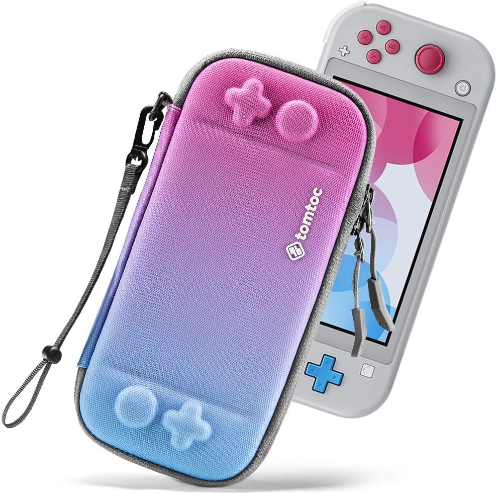 tomtoc Slim Carry Case for Nintendo Switch Lite, Protective Portable
