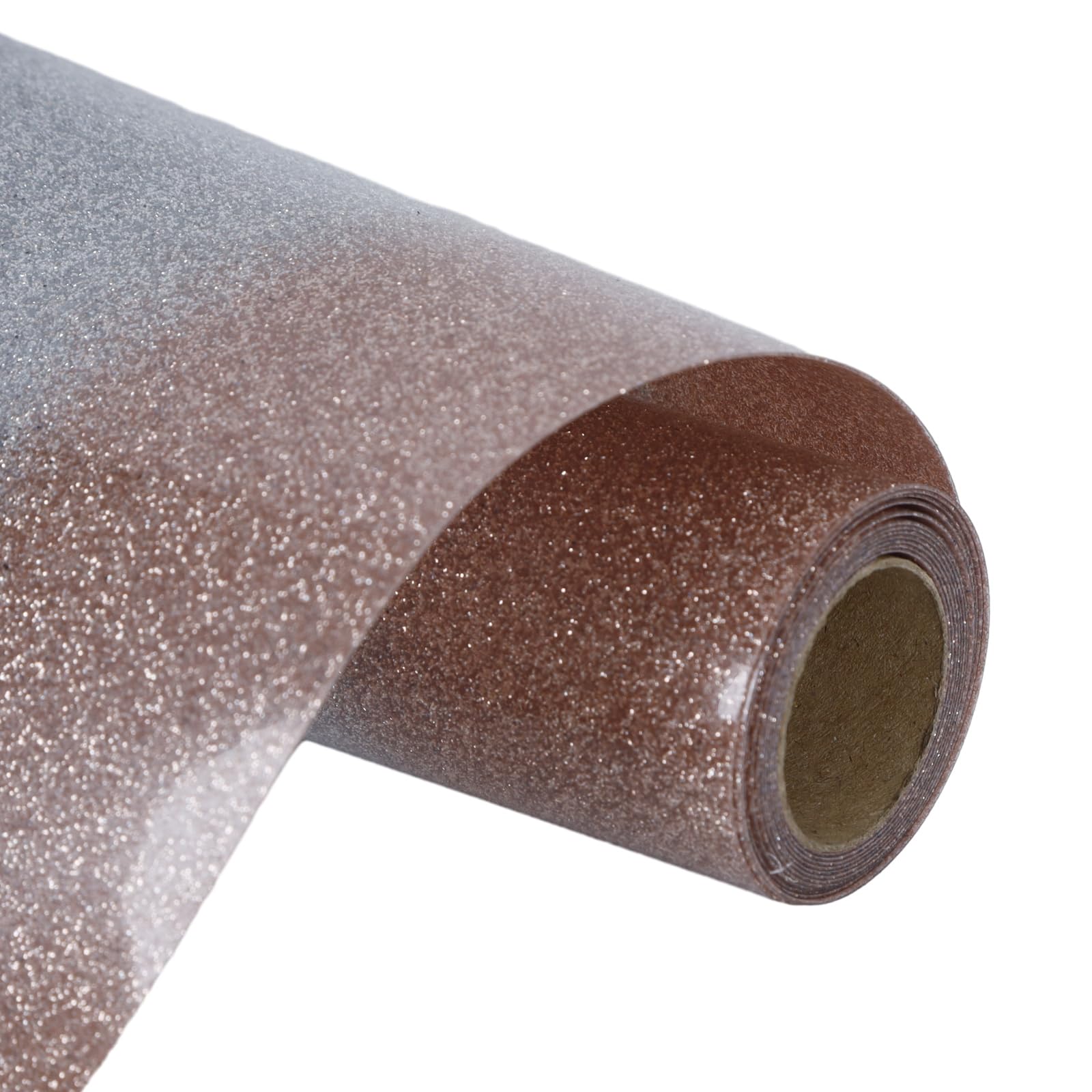HTVVETUR Glitter Rainbow Heat Transfer Vinyl - 12" x 8ft Rainbow HTV Vinyl Glitter Iron on Vinyl
