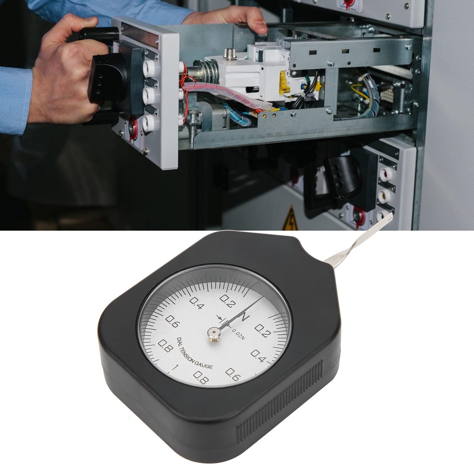 SEN-1-1 Dial Tension 1N Puntatore singolo Tensiometro Portatile Tensione Tester Strumento