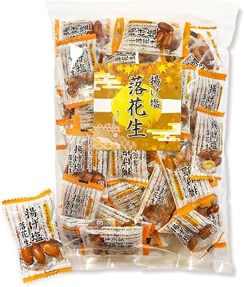 Deep Fried Peanuts, Set of 50 Bags 0.3 oz 9 g x 50 Bags, Share Pack, Commercial Use, Large Capacity, Snacks, Peanuts, Individual Packaging
