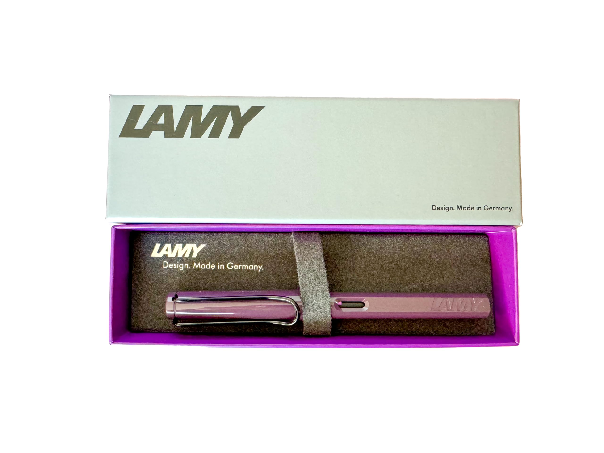 Amazon | Lamy サファリ 万年筆 バイオレット ブラックベリー Ex-Fine
