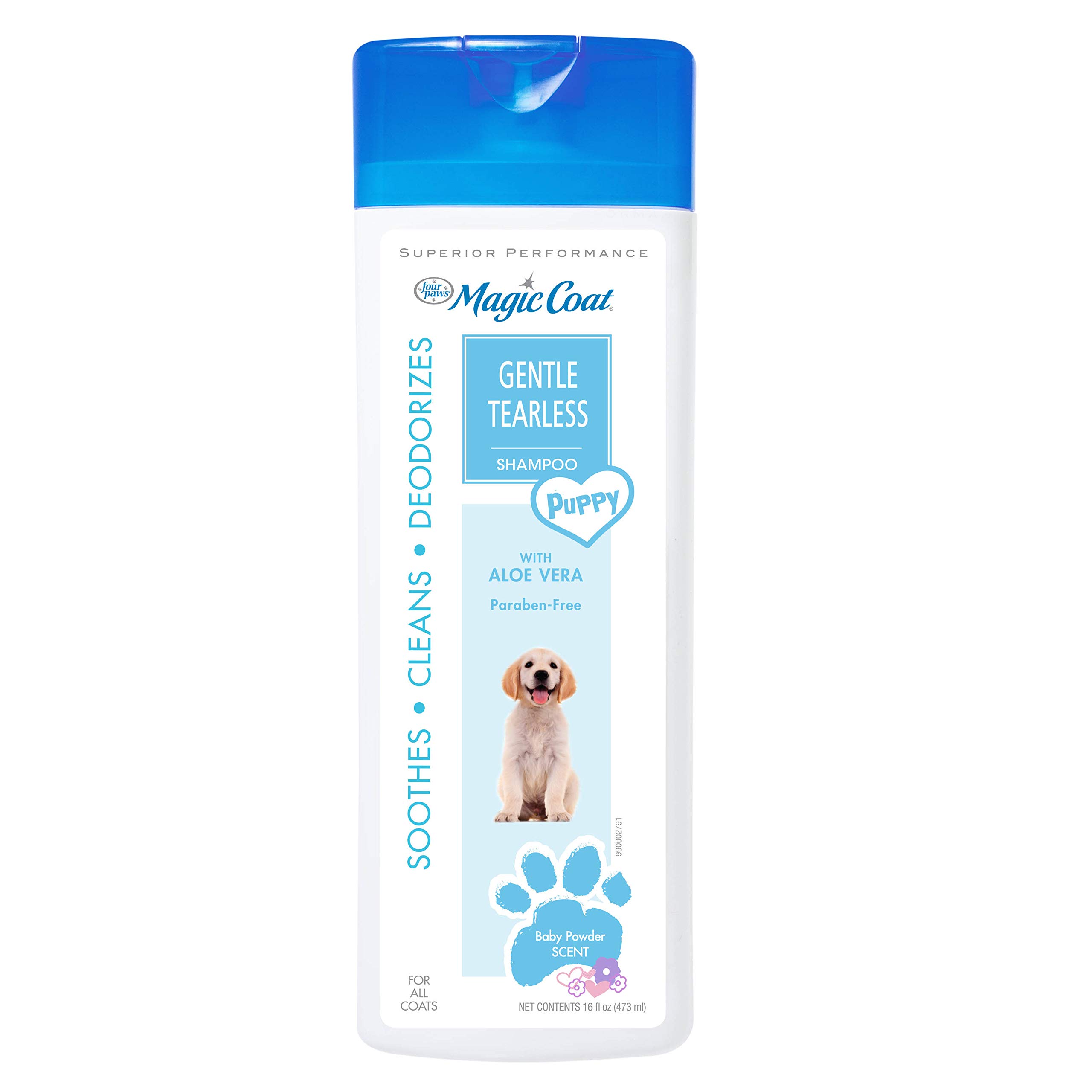 Four Paws100526432 Magic Coat Tear-Free with Aloe Vera Puppy Shampoo, 16 oz