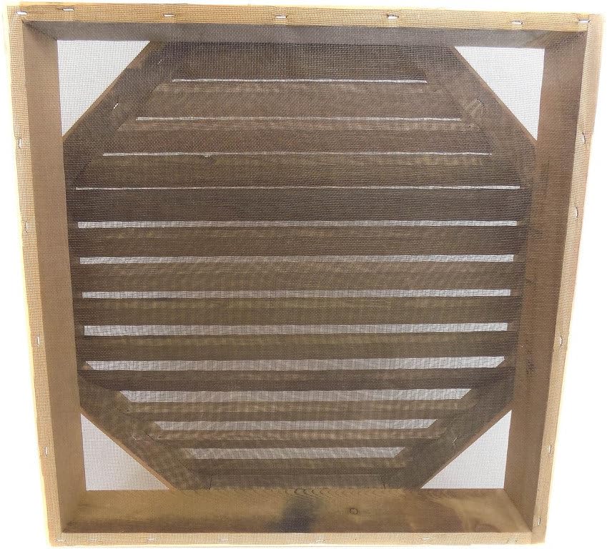 Octagon Clear Cedar Vent, Recessed Mount - 24 inch x 24 inch
