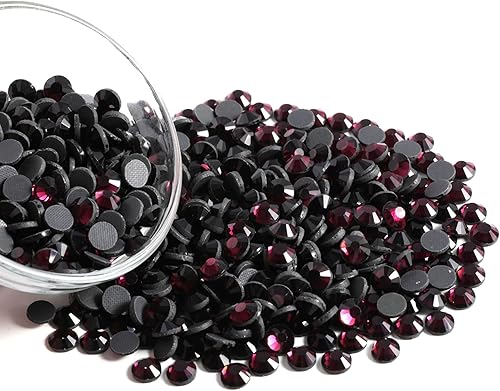 Vista 140 de 6000 diamantes de imitación termoadhesivos a granel, diamantes de imitación azules para ropa de manualidades, cristales termoadhesivos