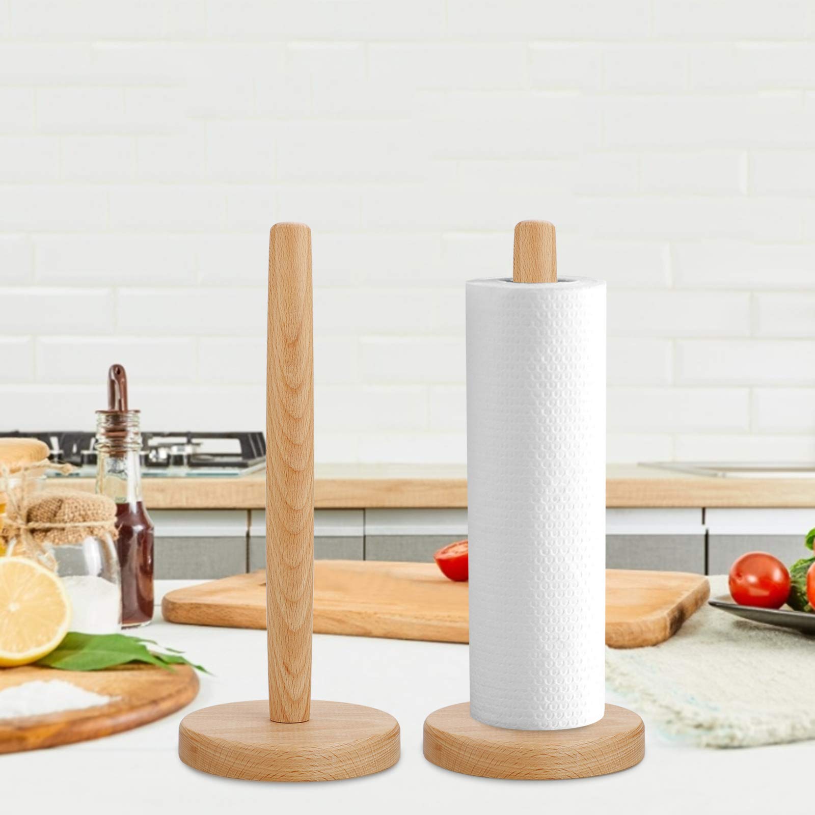 Paper Towel Holder ,DNIEBW Kitchen Paper Hanger Rack Bathroom Towel