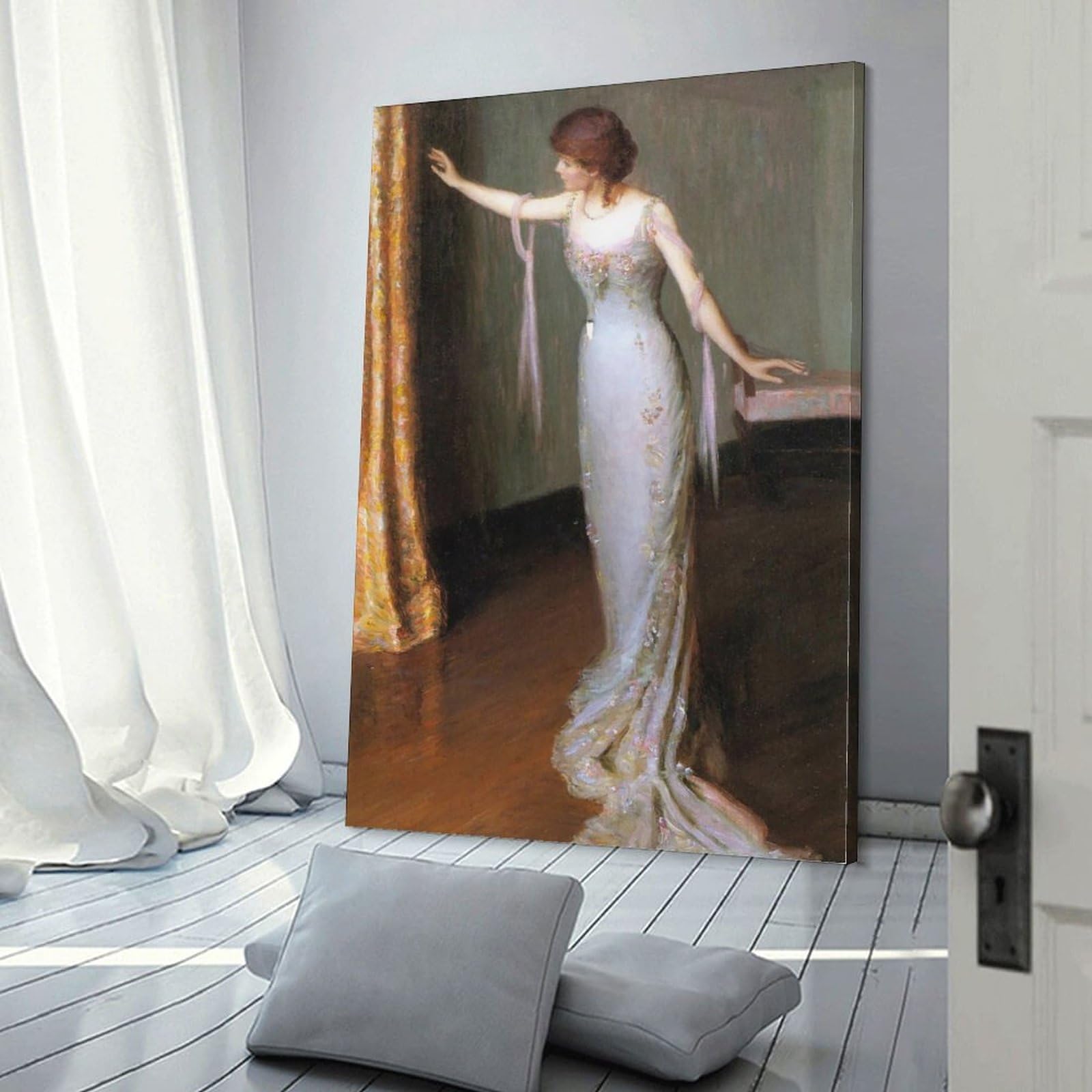 YANMING Lady in An Evening Dress Lilla Cabot Perry Painter Poster Canvas  Art Poster And Wall Art Picture Print Modern Family Bedroom Decor Posters  12x18inch(30x45cm) : Amazon.ca: Home