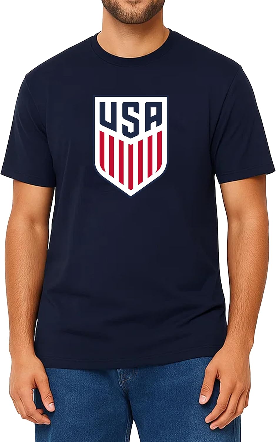 Icon Sports Officially Licensed US Soccer Federation Crew Neck - Unisex Adult