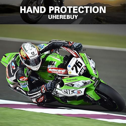 Miniatura 9 de Guantes de motocicleta para pantalla táctil, guantes de equitación de dedo completo para hombres y mujeres, para montar en tierra, carreras de