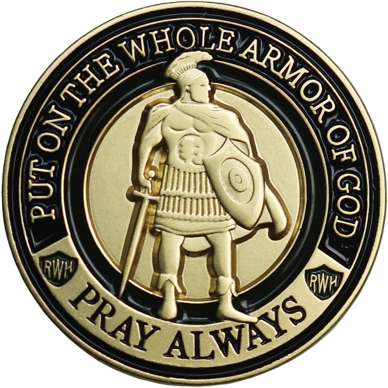 Put On The Whole Armor of God Lapel Pins for Men 1.18"