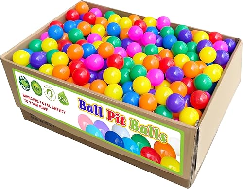 Pelotas azules 500 para niños, bolas de plástico suave para pelotas sin BPA a prueba de aplastamiento, 500 para bebés y niños pequeños, tienda de
