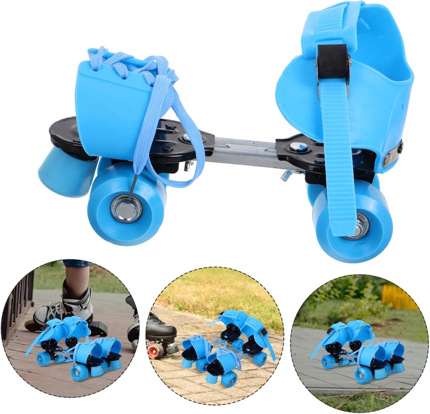 VANZACK Adjustable Children Roller Skates for Beginners Double Row Design Comfortable and Lightweight Skating Shoes for Outdoor Sports for Kids Training