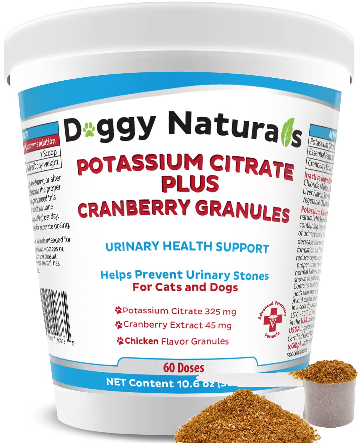 Buy Potassium Citrate Plus Cranberry Granules 300gm for Cats and Dogs