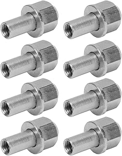 RC Hex Wheel Hub Drive Adaptor, 8Pcs Extension Column Metal Nut for RC Car Replacement