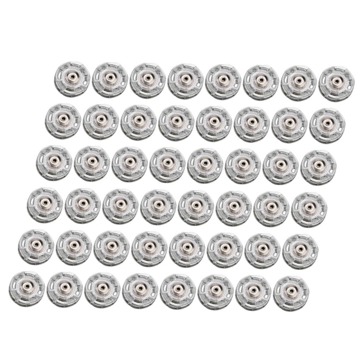 ARTIBETTER 5 Series Botón Invisible De Botón Oculto Madre-hijo Sujetadores Para Coser Botones Para Manualidades Herramienta Para Sujetar Botones Coser Broches 50 Piezas X 5