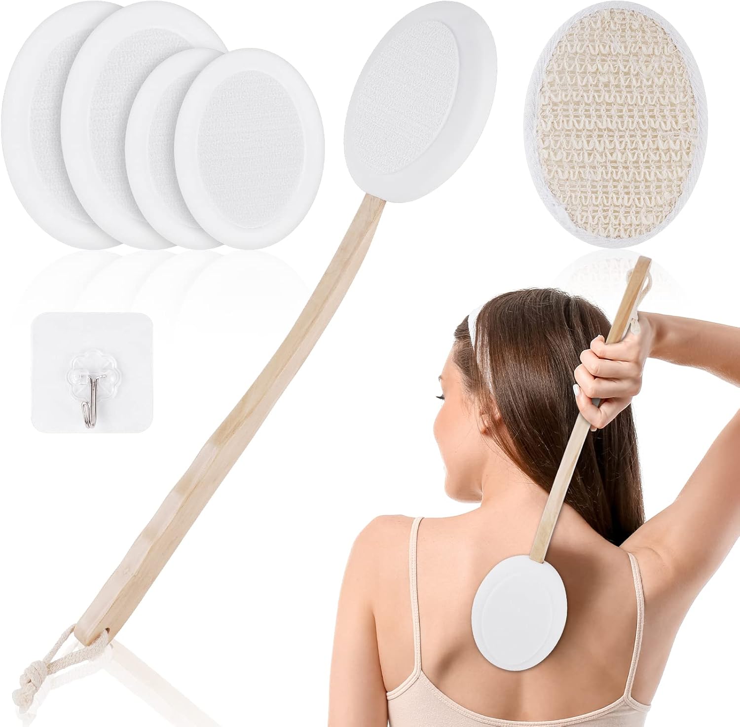 URAQT Lotion Applicator for Back, 7 Piece Set Back Cream