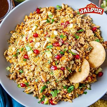 JALPUR MILLERS Mamra Puffed Rice 375g (Pack of 2) – Light & Crunchy Indian Snack, Perfect for Breakfast, Bhel & Healthy Snacking – Natural, High-Fibre, Freshly Packed for Authentic Taste & Quality