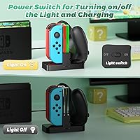 Vista 3 de FastSnail - Cargador de control para Nintendo Switch