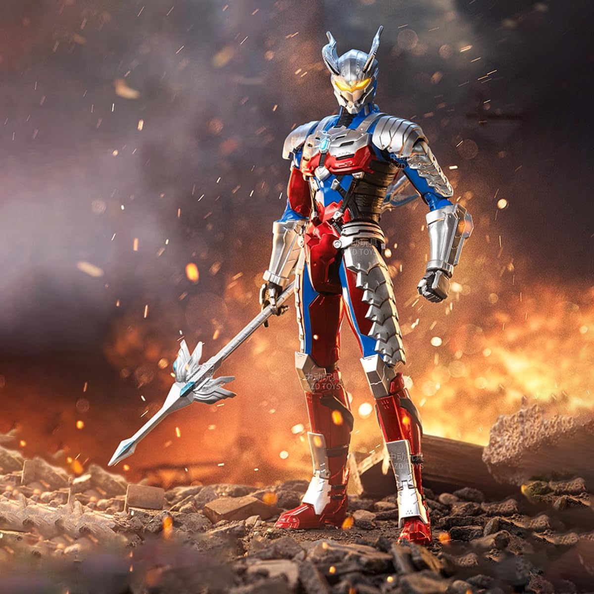 Amazon.co.jp: HiPlay 中動玩具 ZDTOYS 1/10 機動ウルトラマンゼロ UA