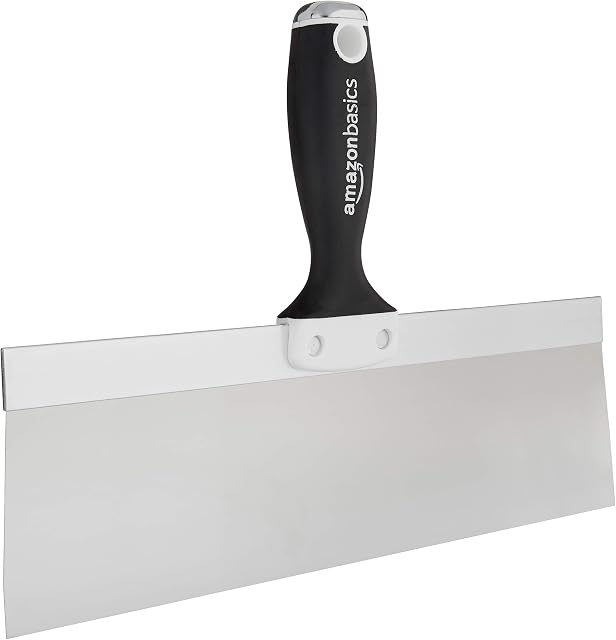 Amazon Basics 30.48 cm Soft Grip, Stainless Steel Tape Knife with Hammer End