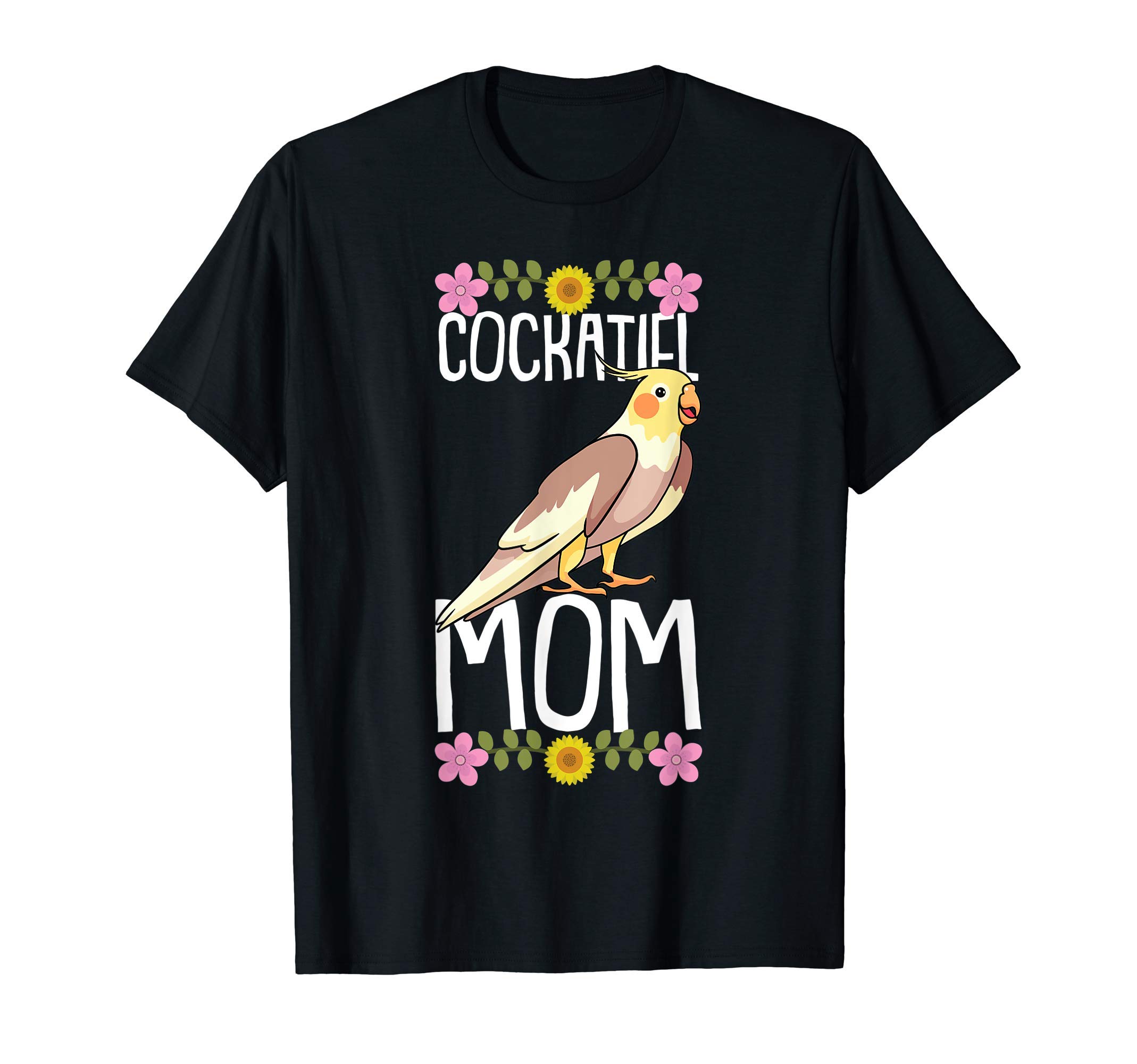 Mothers-Day Cloths Mom-my Mama Women GiftsCockatiel Mom Mothers Day Cockatoo Parrot Bird Mama Mommy T-Shirt