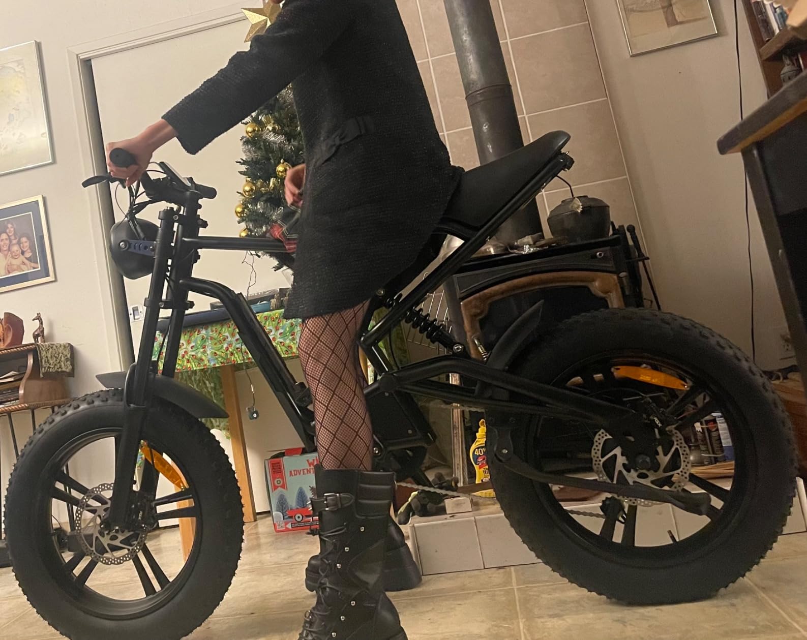 E2/K20 Electric Bike for Adults, 48V 13Ah/15Ah Battery, Up to 28 MPH & 46.6/60 Miles (PAS), 750/1000W Peak Ebike with All-Terrain 20"/26'' Fat Tires, UL Certified, Moped E-Bike photo review