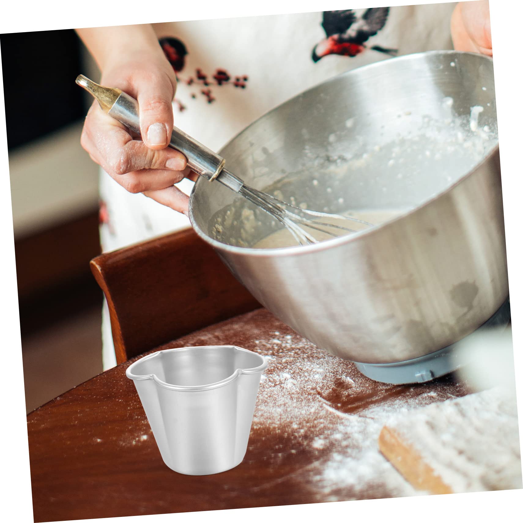 Amosfun 18 Piezas Molde De Torta Moldes Para Muffins Antiadherentes Mini Muffins De Pastel Para Torta Tazas De Aluminio Para Hornear s De Budín Silver Aleación De Aluminio