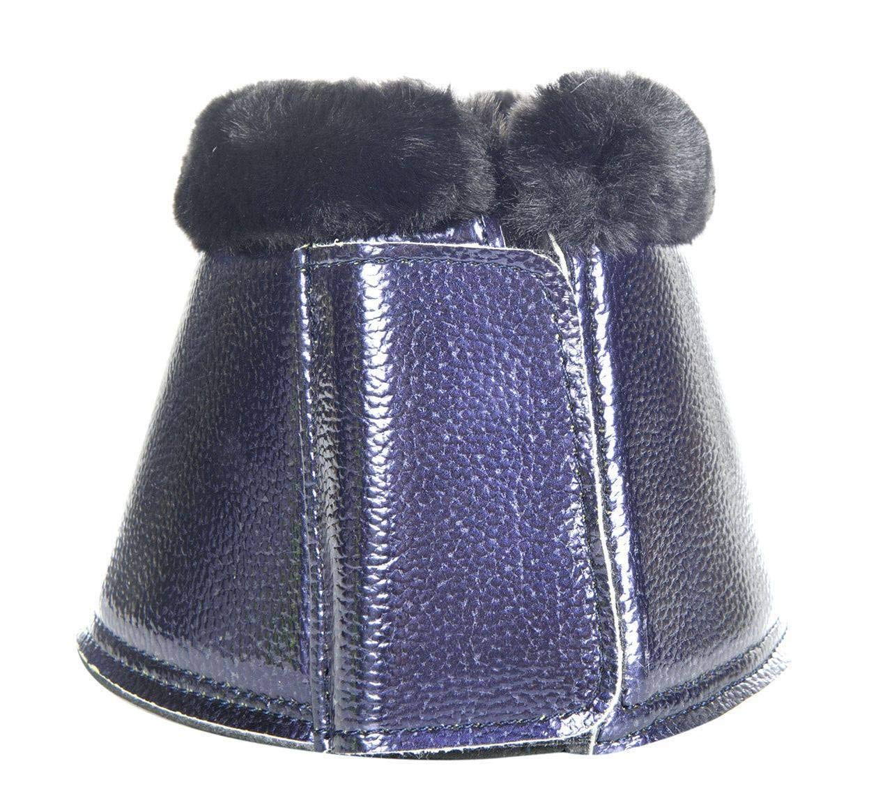 Cloches HKM Metallic anti-choc et imperméables pour grands chevaux