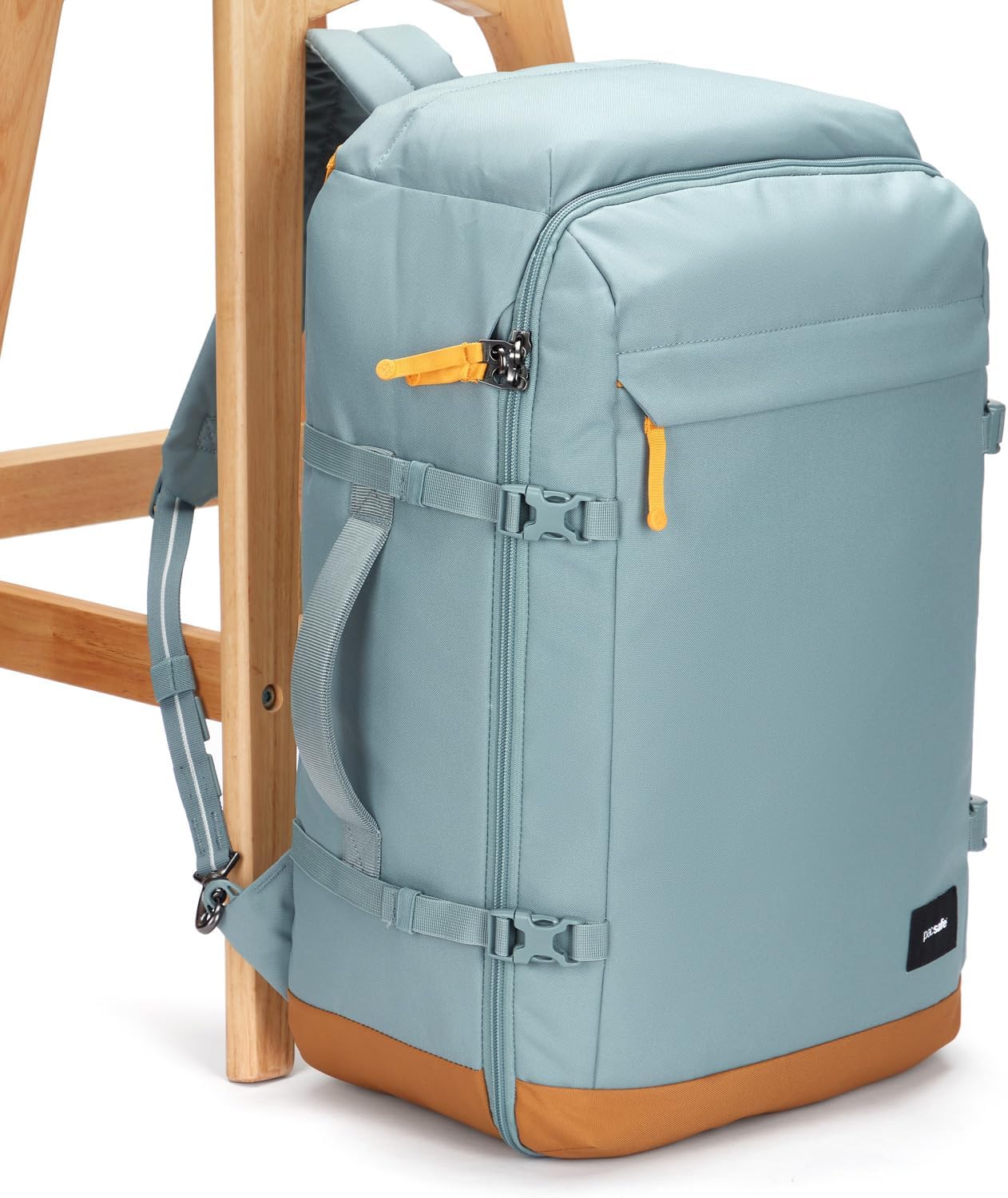 Pacsafe GO Anti Theft 44L Carry-on Backpack, Fresh Mint - Image 6