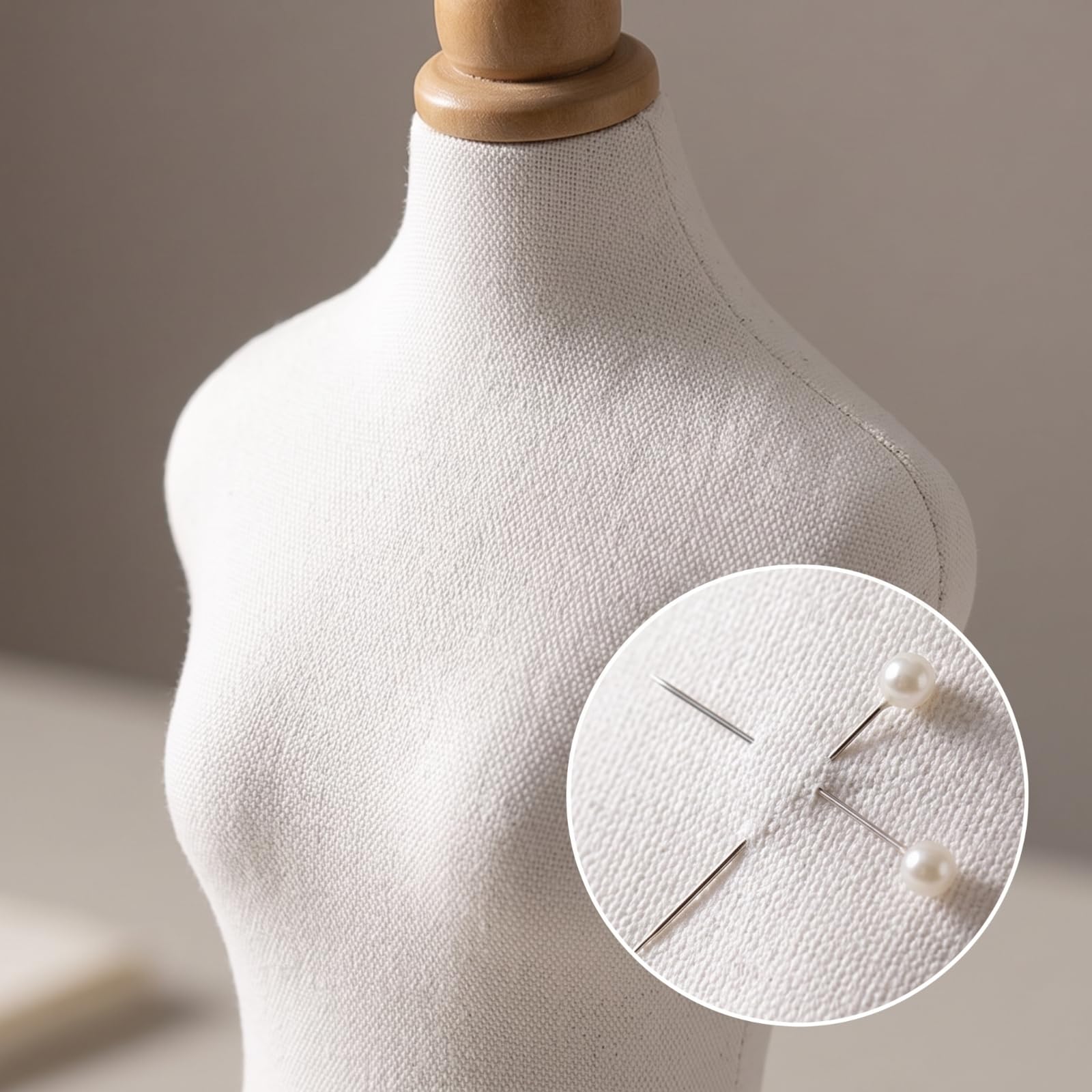 Busto da Cucito con Piedistallo | Spillabile, Robusto, Manichino da, per Atelier, Sarti, Studenti di Moda, Stile F