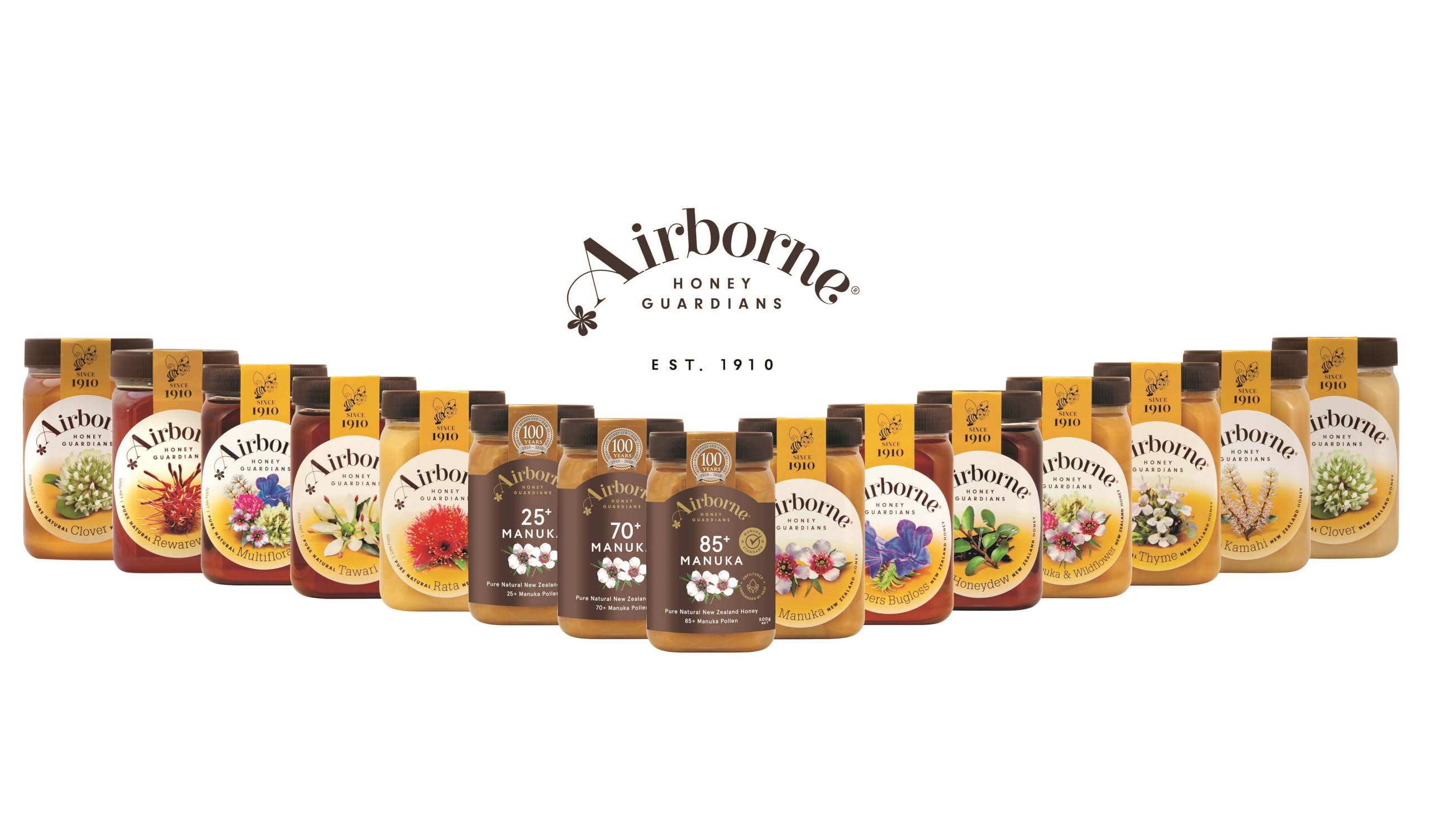 Amazon.com : Airborne Honey 30% Pure Manuka Multifloral Honey 500