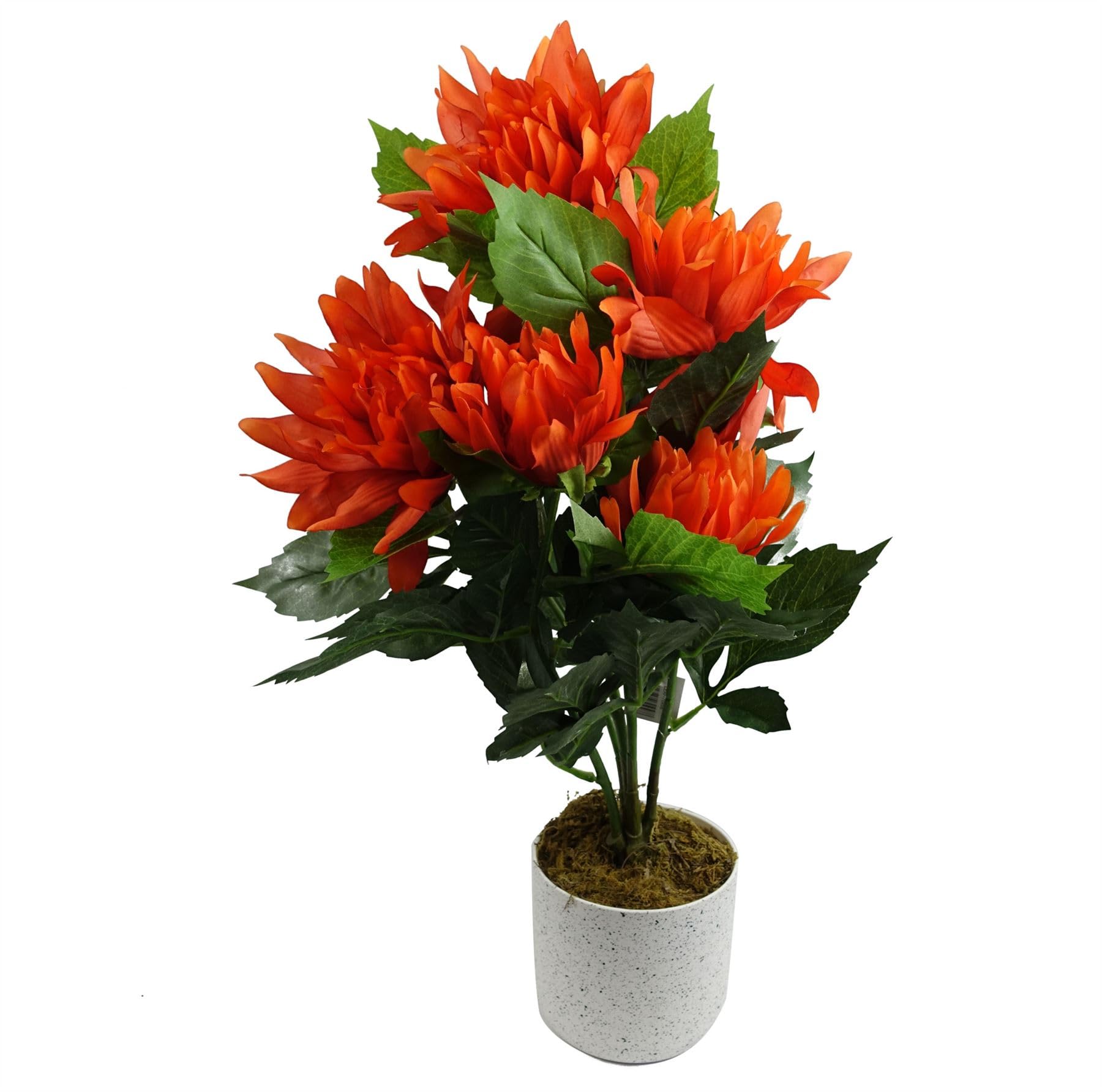 Leaf Artificial Plant - 55cm - Red