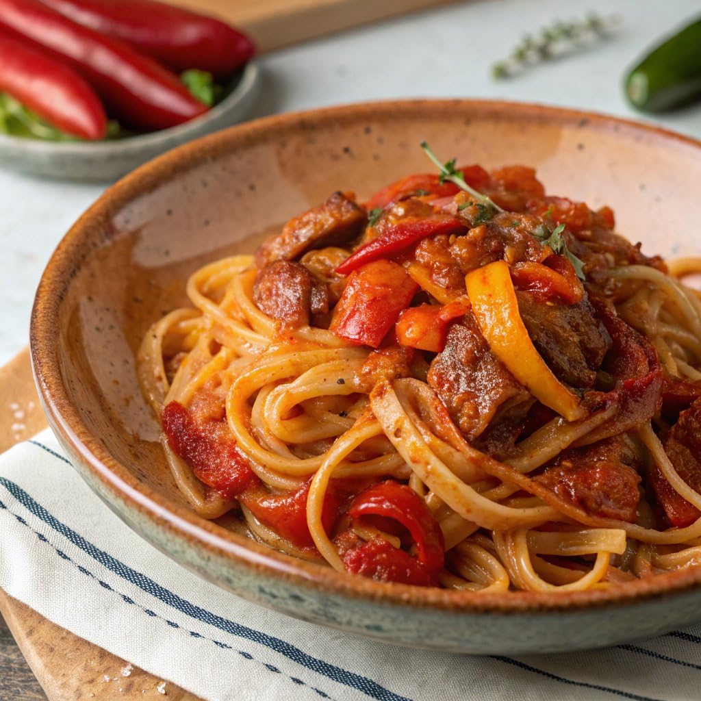 Prego Sweet Sausage and Roasted Peppers Pasta Sauce, 23.5 OZ Jar (Case of 6) (Pack of 2)