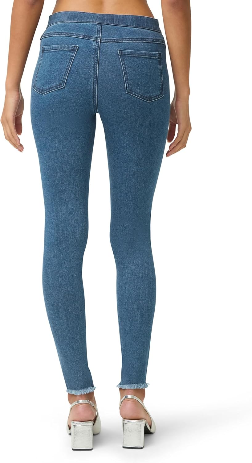 No nonsense Women's Frayed Edge Denim Leggings - Image 2