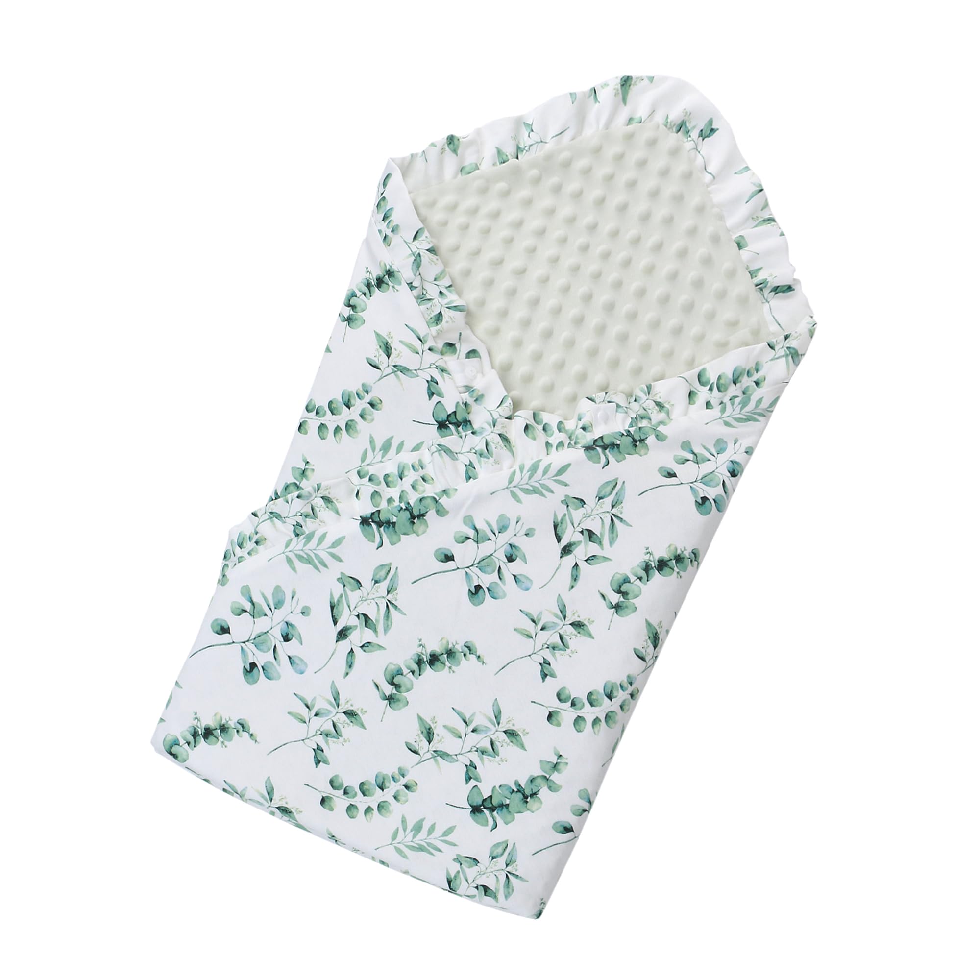 Miracle Baby Baby Wrap Blanket for Pram Buggy Pushchair Car Seat and Stroller,Cotton Blanket Swaddle Suitable for All-Season, 90x90cm,Doubl sided â image 1