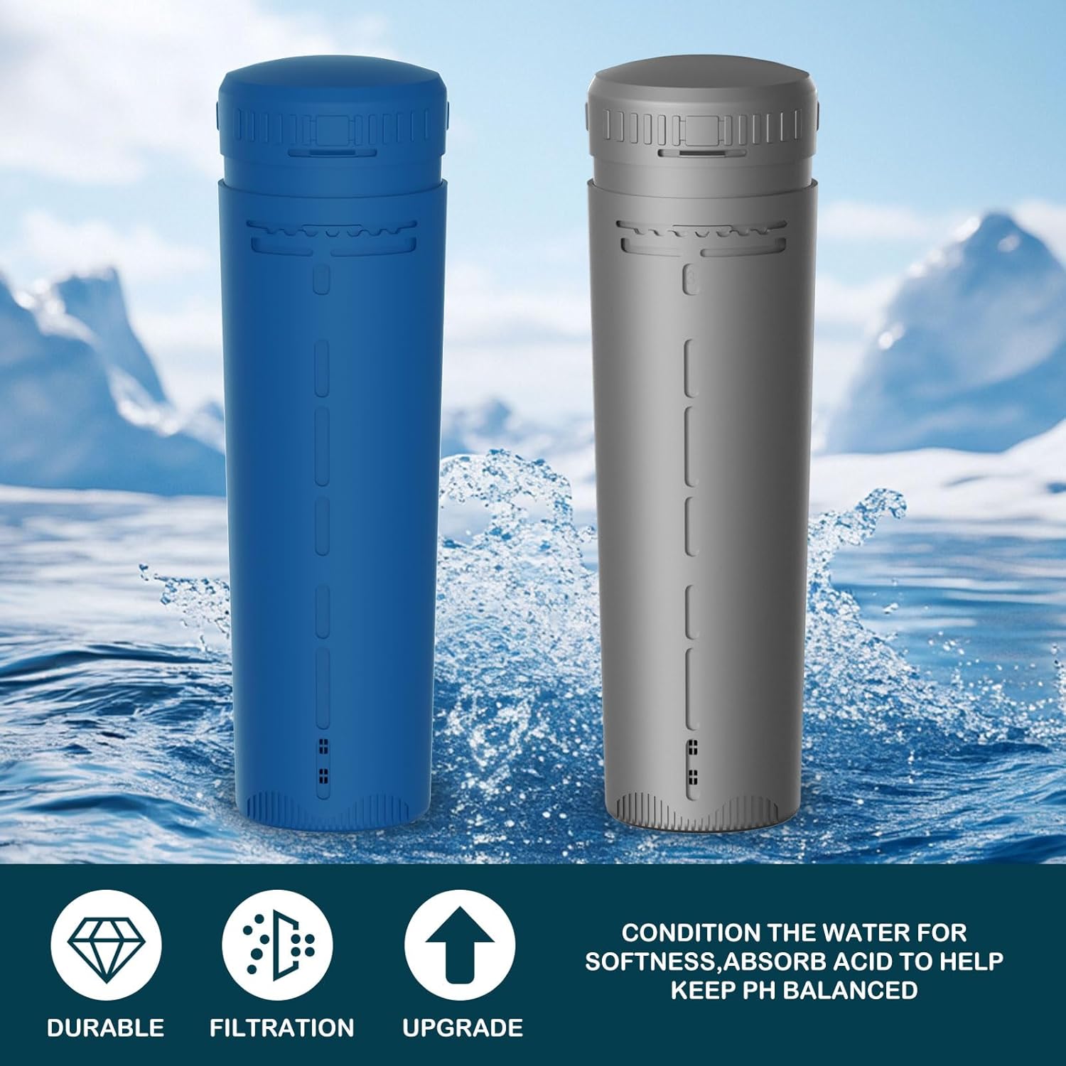 Mineral Cartridge + SmartChlor Cartridges Compatible with Frog @Ease in-Line SmartChlor Mineral Cartridge System for Marquis, Caldera, Artesian & Hot Springs Spas CYA Free, Up to 600 Gallons 1+3 Pack - Image 2