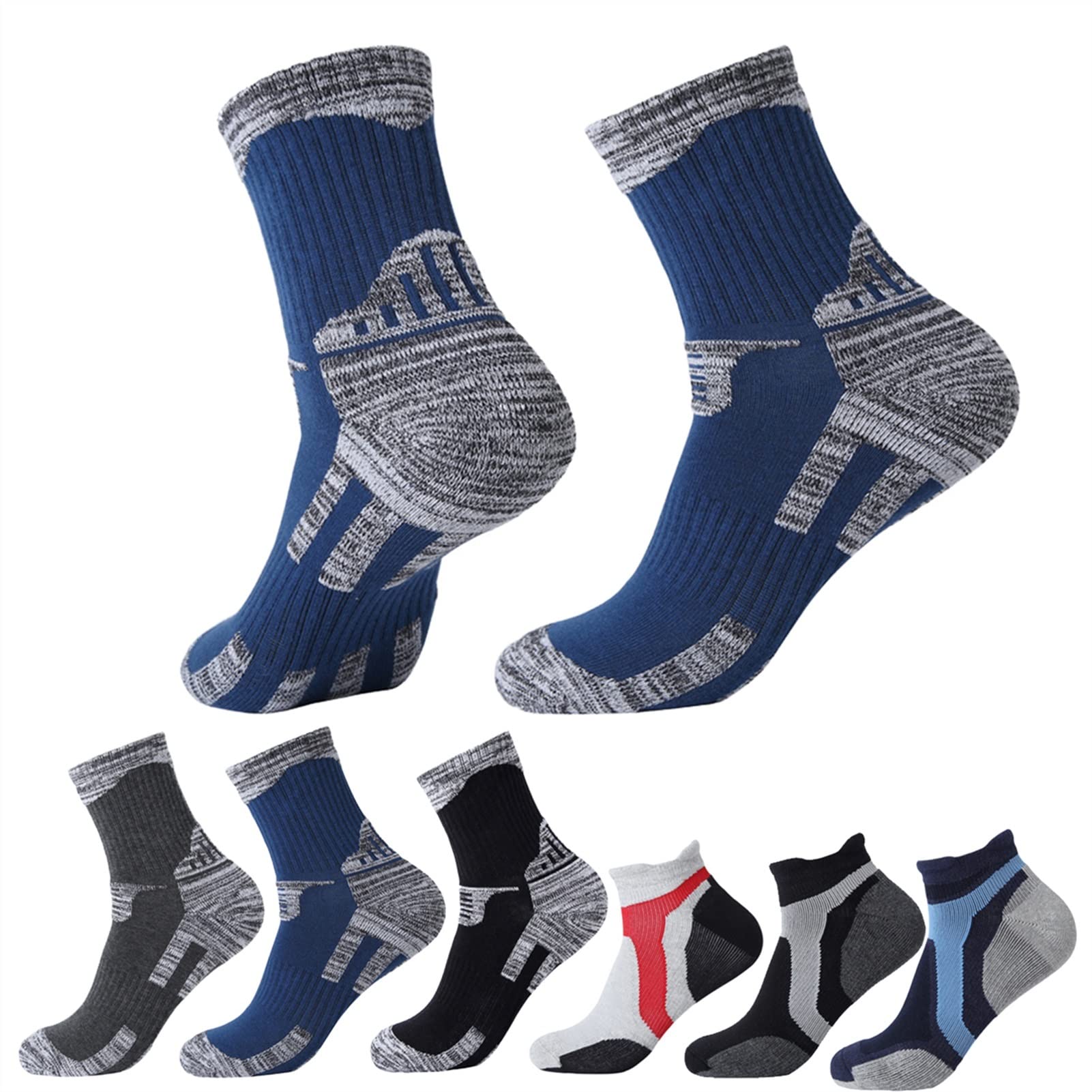 Senderismo al Aire Libre Sports Elite Basketball Socks Fitness Running COMPRESIÓN COMPRESIÓN Termal Sock for Mujeres/Hombres Ciclismo Calcetines