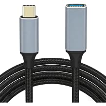USB 3.0 to USB C Adapter, 1M/3.3FT Type-C Male to USB-A Female Converter, Type-C OTG Braided Cable Connector with Phone/Laptop/Tablet/Switch/Keyboards/Game Controllers/Printers
