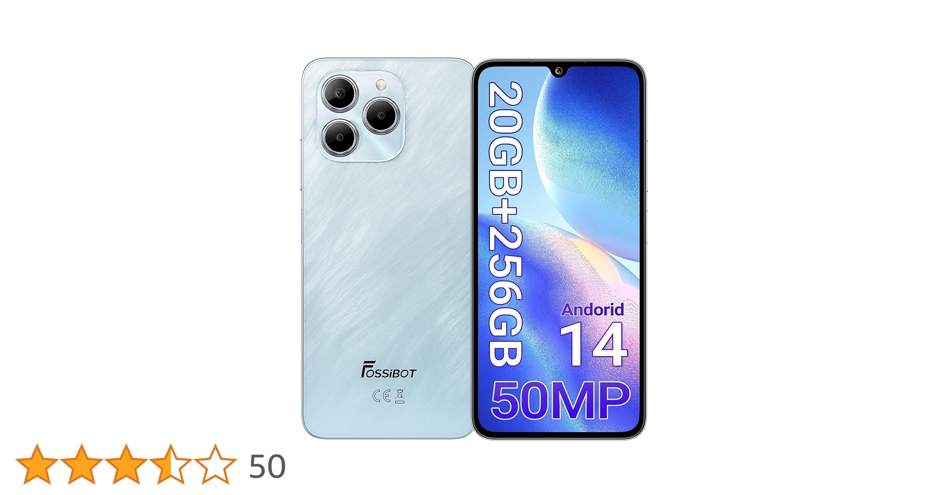 Amazon | FOSSiBOT S2 SIMフリー スマートフォン本体 20GB+256GB
