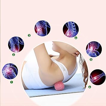 Relief Ball - Trigger Point Massage Ball for Back | Precision Pressure Balls with Textured, Full Body Relaxation Support for Men, Women, Fitness, Stretching, Recovery and Wellness, 2.36x2.36x2