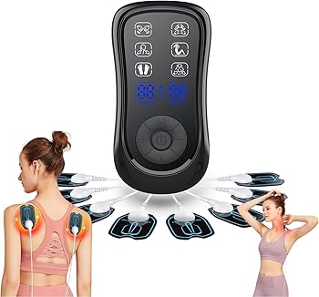 自然療法 筒川英資 Amazon | YOSINA EMS リラクゼーション器 全身筋肉刺激 6モード 19階段